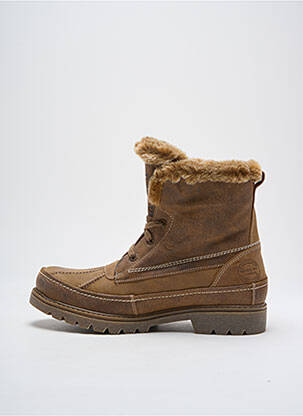 Botine/ghete material neted toc mic maro PANAMA JACK bărbat