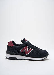 Adidași țesătură satinată vârf rotund negru NEW BALANCE homme