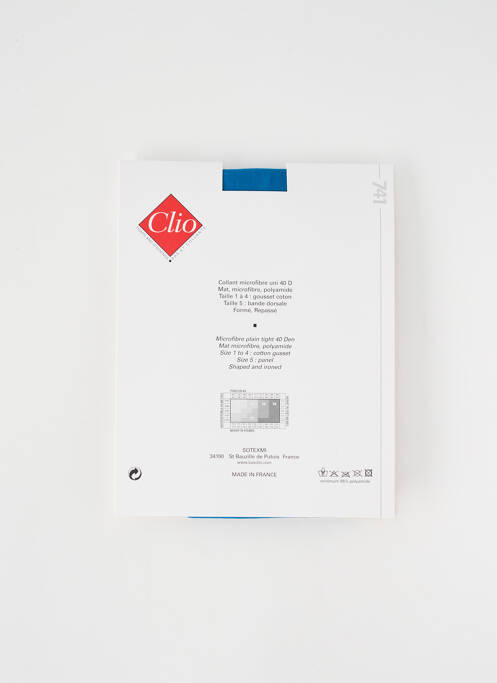 Colanți albastru CLIO femeie