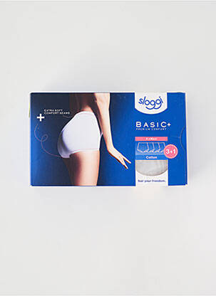 Chilot cu talie înaltă alb SLOGGI femeie