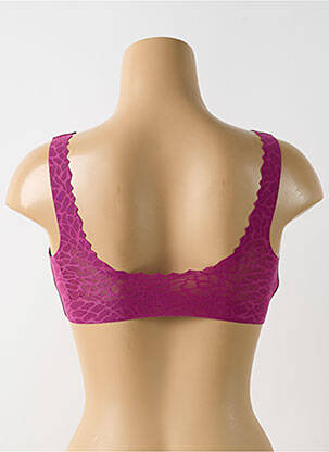 Sutien efect material satinat sutien cu susținere înaltă și burete detașabil violet SLOGGI femeie