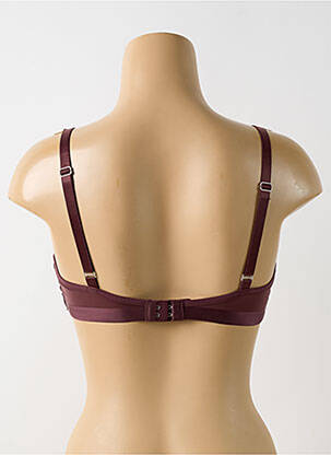 Sutien efect material satinat sutien cupe întregi cu decolteu înalt violet TRIUMPH femeie