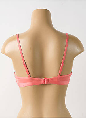 Sutien efect material satinat sutien cupe întregi cu decolteu înalt portocalie TRIUMPH femeie