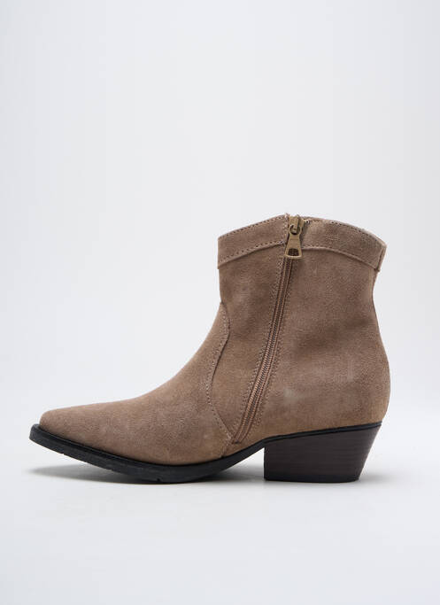 Botine/Ghete bej MJUS femeie