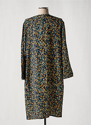 Rochie midi imprimeu floral mâneci lungi albastru LE PETIT BAIGNEUR femeie