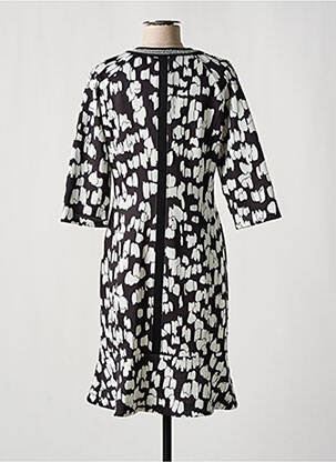 Rochie midi mâneci 3/4 mâneci 3/4 negru LESLIE femeie