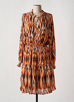 Rochie midi portocaliu ESQUALO femeie