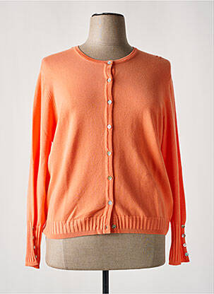 Vestă cu mâneci lungi portocaliu MARBLE femeie