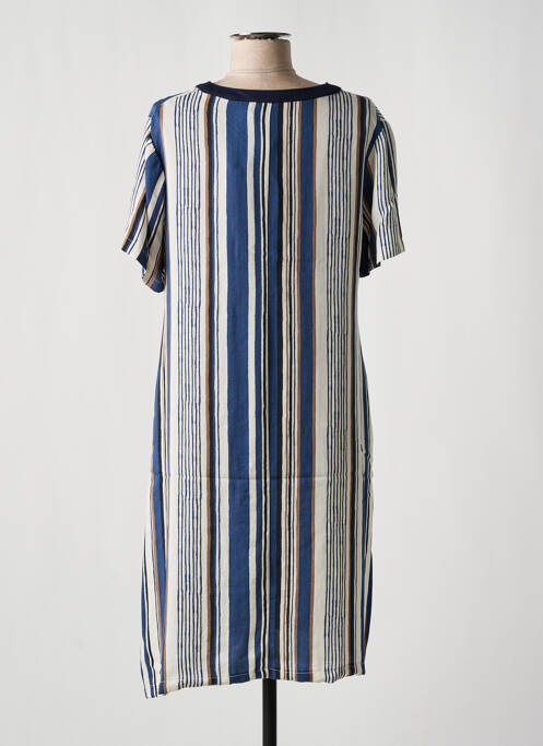 Rochie midi albastru PAOLA BURANI femeie