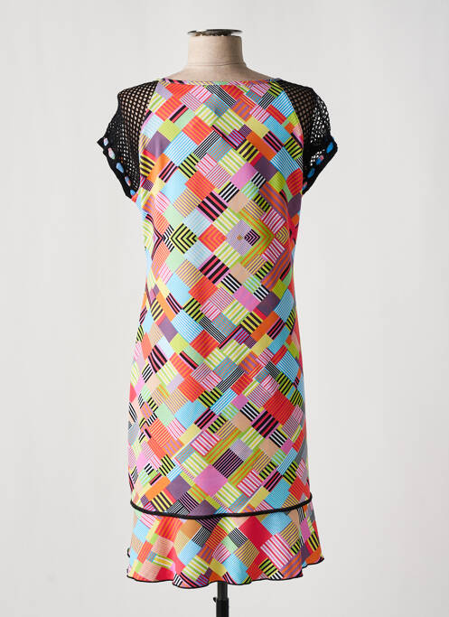 Rochie midi portocaliu OLIVIER PHILIPS femeie