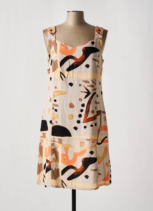 Rochie midi bej GUY DUBOUIS femeie