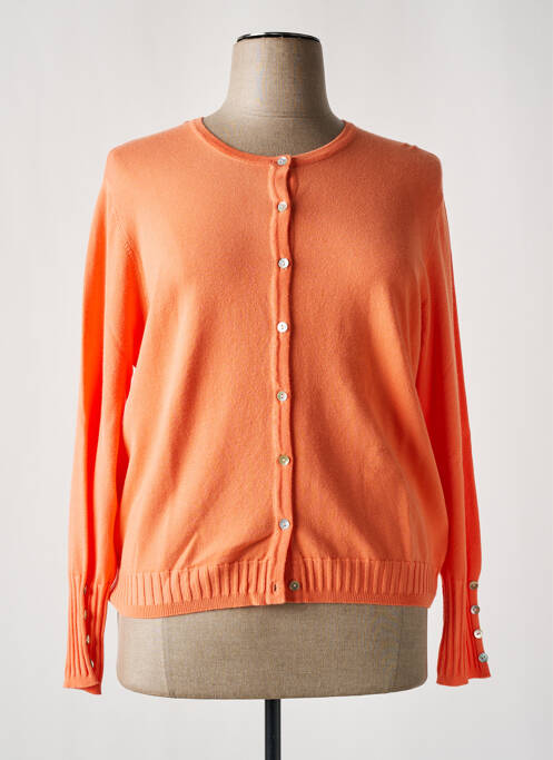 Vestă cu mâneci lungi portocaliu MARBLE femeie