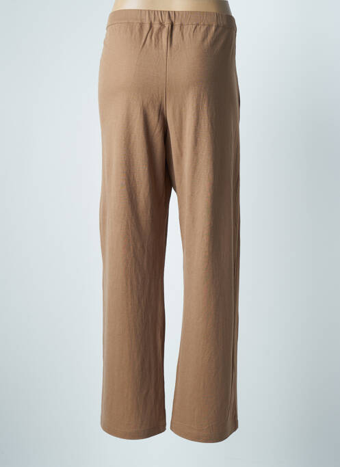 Pantalon larg maro PAOLA BURANI femeie
