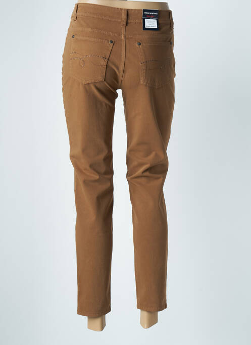 Blugi cu croială slim maro ANNA MONTANA femeie