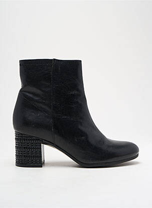 Botine/ghete material neted toc de 4 la 6 cm negru MINKA DESIGN femeie