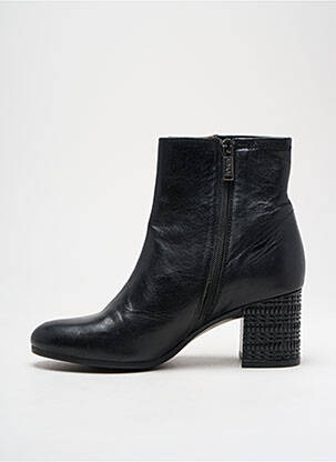 Botine/ghete material neted toc de 4 la 6 cm negru MINKA DESIGN femeie