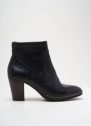 Botine/ghete material neted toc de 4 la 6 cm negru PALLADIUM femeie