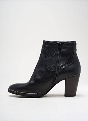 Botine/ghete material neted toc de 4 la 6 cm negru PALLADIUM femeie