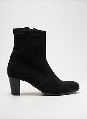 Botine/ghete cubanez toc de 4 la 6 cm negru ARA femeie