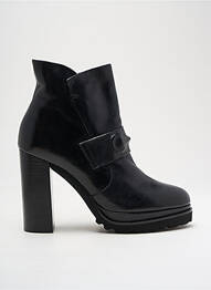 Botine/ghete material neted toc înalt de 10cm și mai mult negru ELVIO ZANON femme