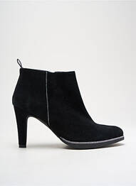 Botine/ghete vârf ascuțit toc de 7 la 9 cm negru MYMA femeie