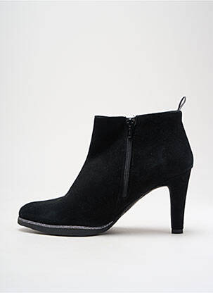 Botine/ghete vârf ascuțit toc de 7 la 9 cm negru MYMA femeie