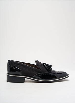 Mocasini material neted toc plat până la 3 cm negru PERTINI femeie