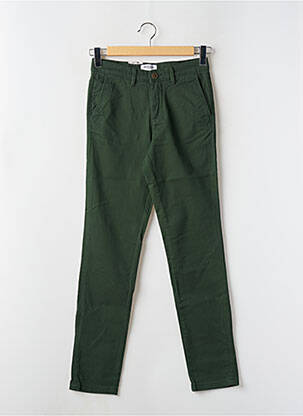 Pantalon chino elasticitate mărime normală verde JACK & JONES bărbat
