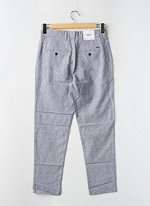 Pantalon slim țesătură melanj mărime normală albastru JACK & JONES bărbat