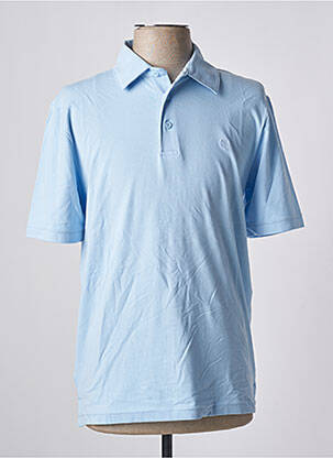 Polo țesătură jersey mâneci scurte albastru JACK & JONES bărbat
