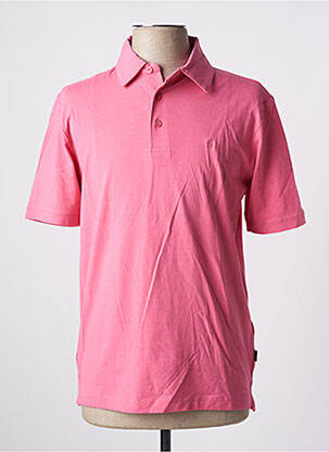 Polo țesătură jersey mâneci scurte roz JACK & JONES bărbat