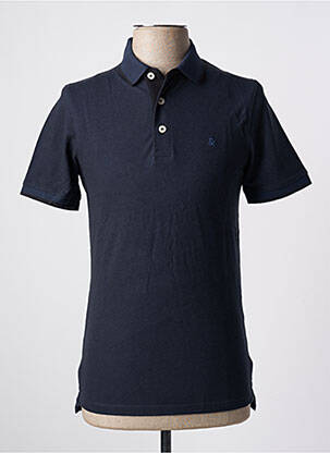 Polo croială dreaptă mâneci scurte albastru JACK & JONES bărbat