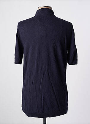 Polo țesătură jersey mâneci scurte albastru JACK & JONES bărbat