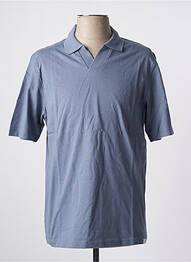 Polo țesătură jersey mâneci scurte albastru JACK & JONES homme