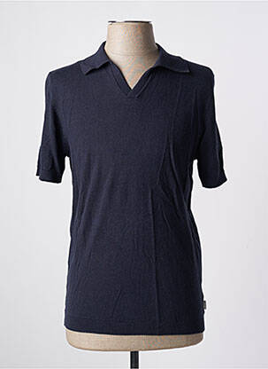 Tricou elasticitate mâneci scurte albastru JACK & JONES bărbat