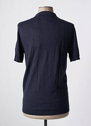 Tricou elasticitate mâneci scurte albastru JACK & JONES bărbat