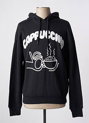 Hanorac cu glugă negru JACK & JONES bărbat