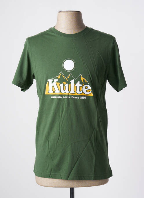 Tricou verde KULTE bărbat
