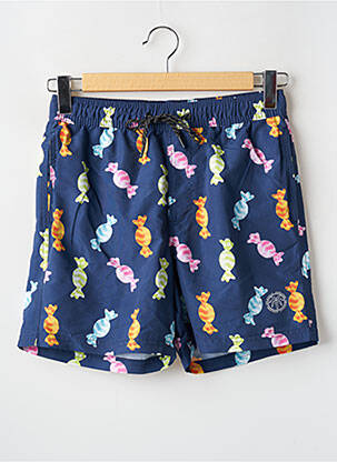 Șort de baie țesătură poplin albastru JACK & JONES bărbat