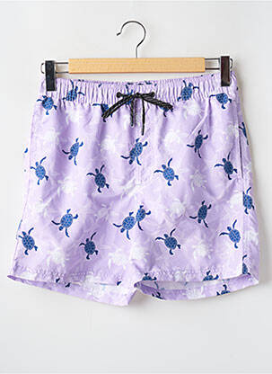Șort de baie țesătură poplin violet JACK & JONES bărbat