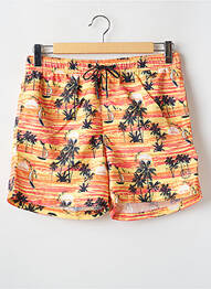 Șort de baie imprimeu tie and dye portocaliu JACK & JONES bărbat