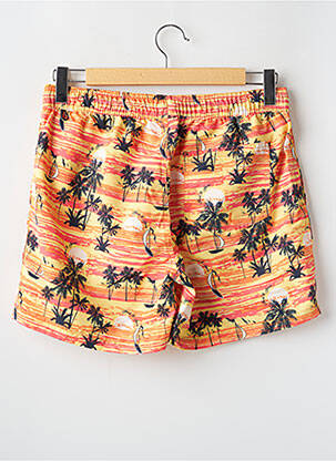 Șort de baie imprimeu tie and dye portocalie JACK & JONES bărbat