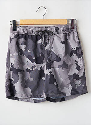 Șort de baie țesătură poplin gri JACK & JONES bărbat