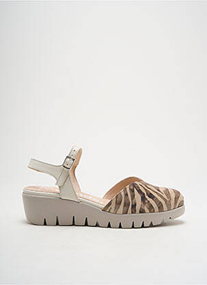 Sandale/Pantofi decupați bej WONDERS femeie