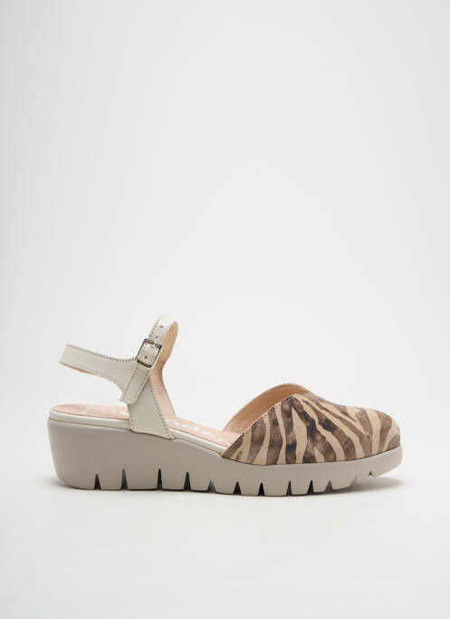 Sandale/Pantofi decupați bej WONDERS femeie