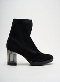 Botine/ghete nubuc toc de 4 la 6 cm negru TAMARIS femme