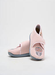 Papuci/pantofi de casă branț detașabil vârf rotund roz GBB fille
