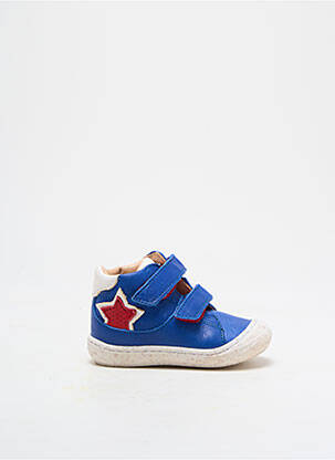 Adidași țesătură satinată vârf rotund albastru GBB băiat