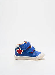 Adidași țesătură satinată vârf rotund albastru GBB garcon