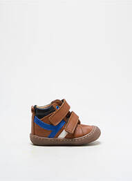 Adidași țesătură satinată vârf rotund maro GBB garcon